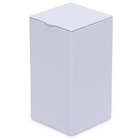 Quadratische Teedose mit Stülpdeckel – weiss